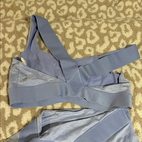 FP Movement by Free People Lavender Seamless Crop Tank & High-Waist Leggings Set - Picture 9 of 11